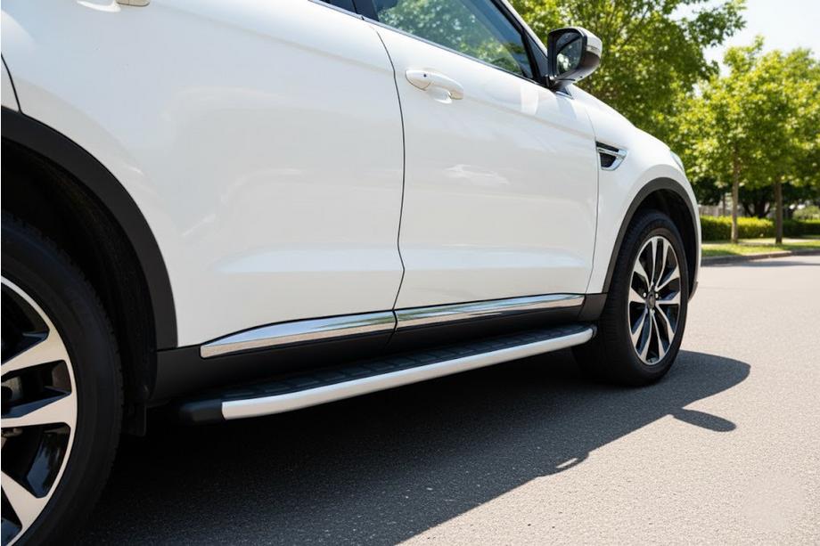 Acura MDX 2013–2020 Fullmond side steps (2 stuks, aluminium) Image