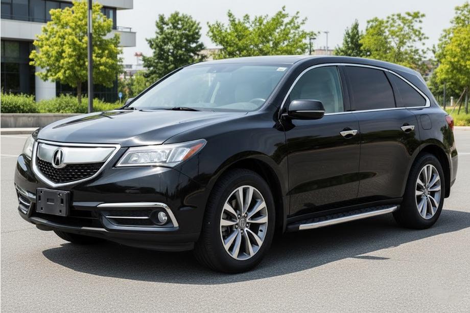 Acura MDX 2013–2020 BlackLine side steps (2 stuks, aluminium) Image