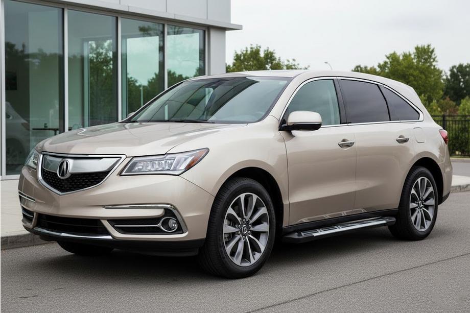 Acura MDX 2013–2020 Sunrise side steps (set van 2, aluminium) Image