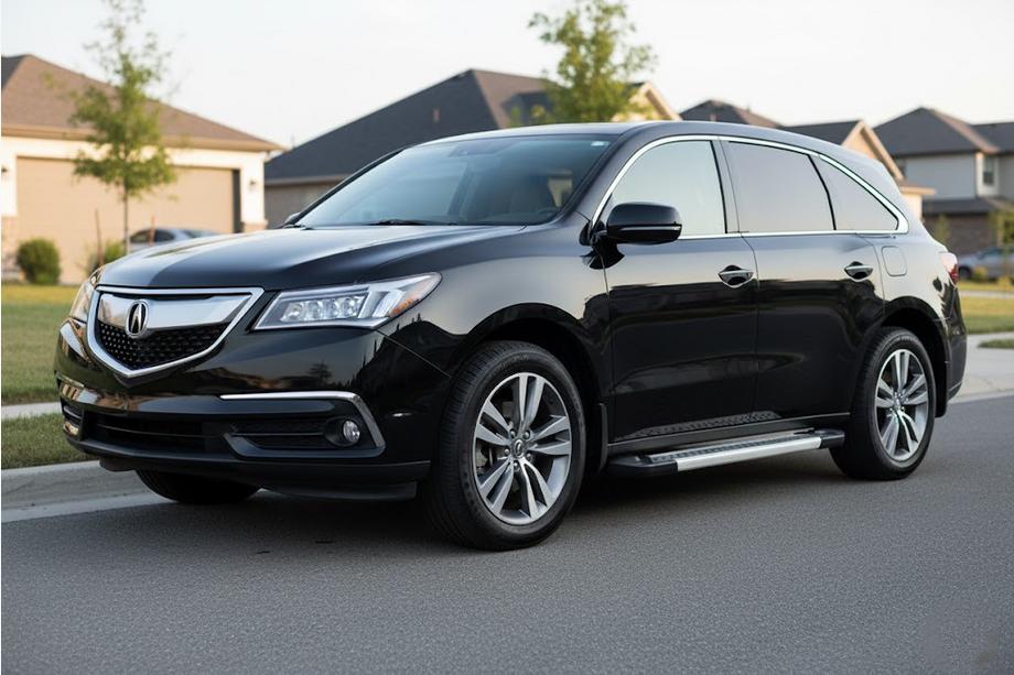 Acura MDX 2013–2020 Zijdrempels Vision New Grey (set van 2, aluminium) Image