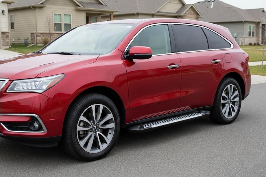 Acura MDX 2013–2020 Side steps Line (2 stuks, aluminium) Image