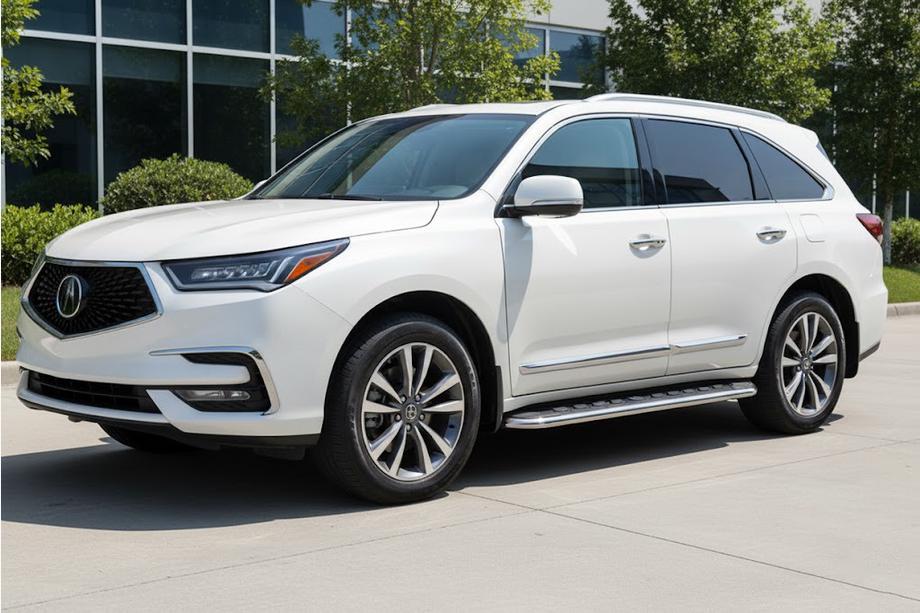 Acura MDX 2013–2020 Maydos V1 zijtreden (set 2 stuks, aluminium + RVS) Image