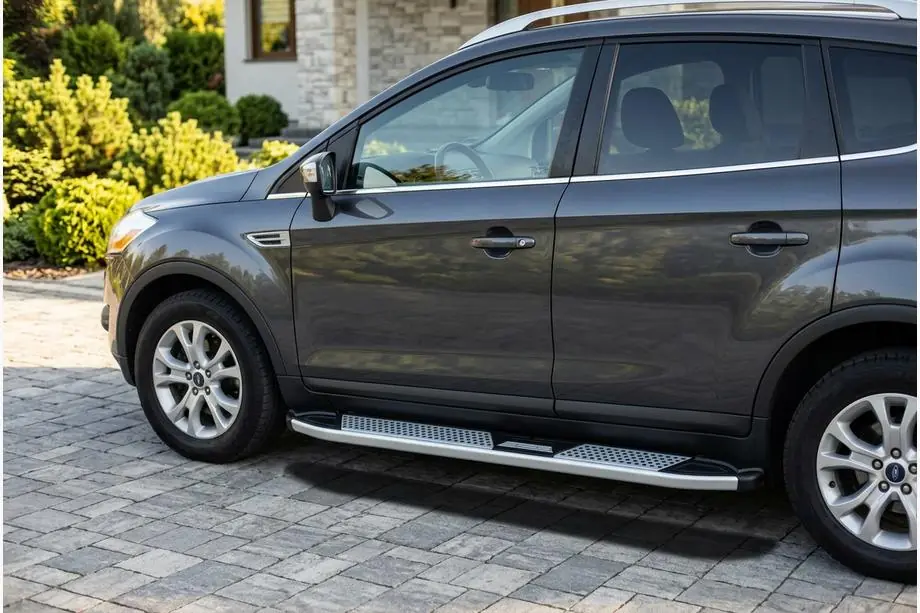 Ford Kuga 2008–2013 Mevsim Grey side steps (2 stuks, aluminium) Image