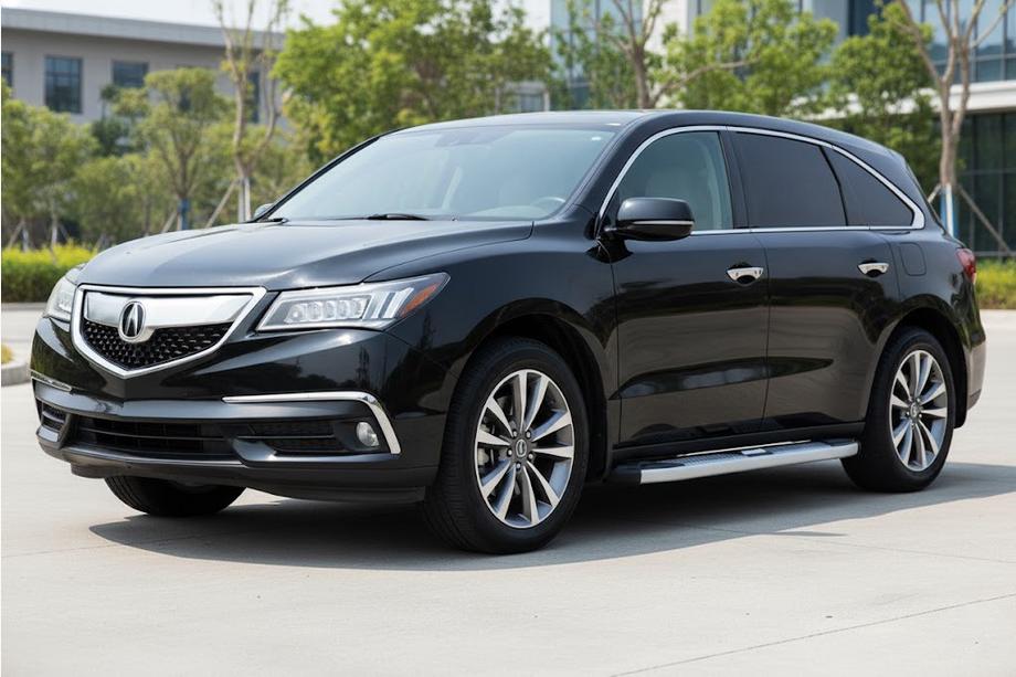 Acura MDX 2013–2020 Mevsim Grey side steps (2 stuks, aluminium) Image