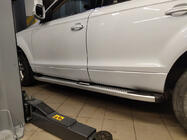Audi Q7 2005–2015 Mevsim Grey side steps (2 stuks, aluminium) foto 2
