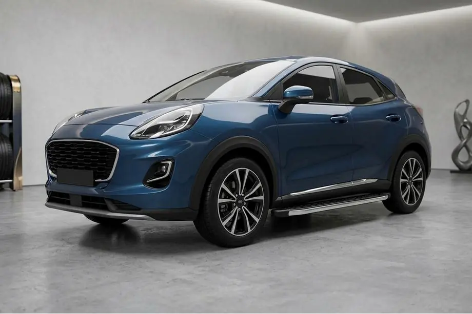 Ford Puma 2019– BlackLine side steps (2 stuks, aluminium) Image