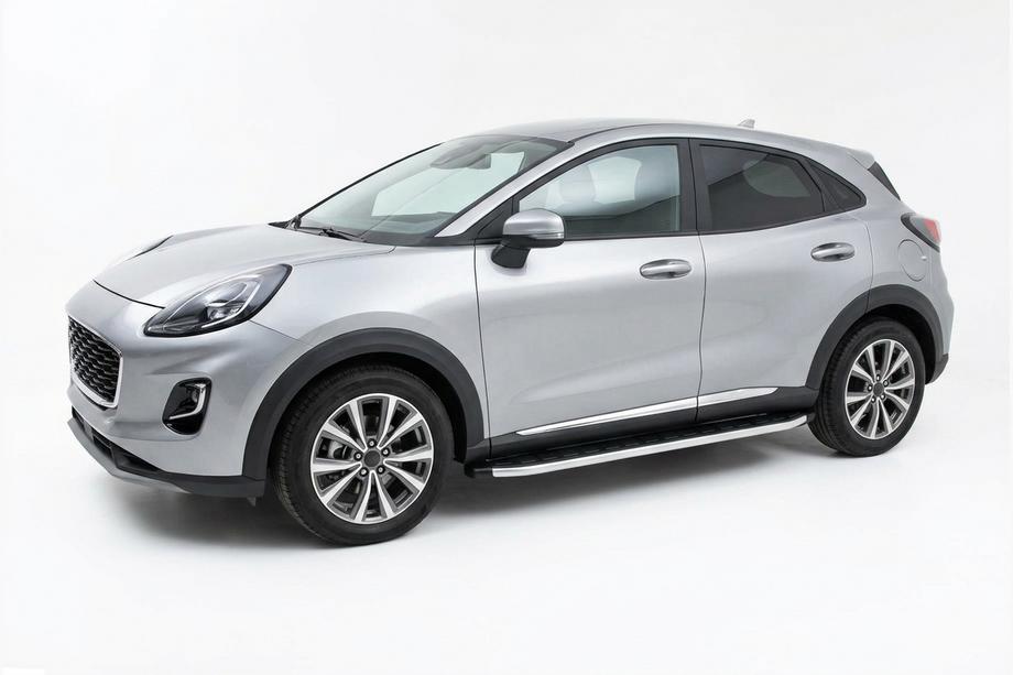 Ford Puma 2019– Fullmond side steps (2 stuks, aluminium) Image