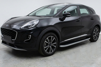 Ford Puma 2019– Side steps Tayga Grey (2 stuks, aluminium) foto 1