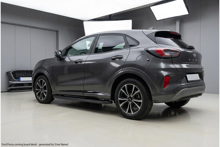 Ford Puma 2019– Tayga Black zijtreden (set van 2, aluminium) Image