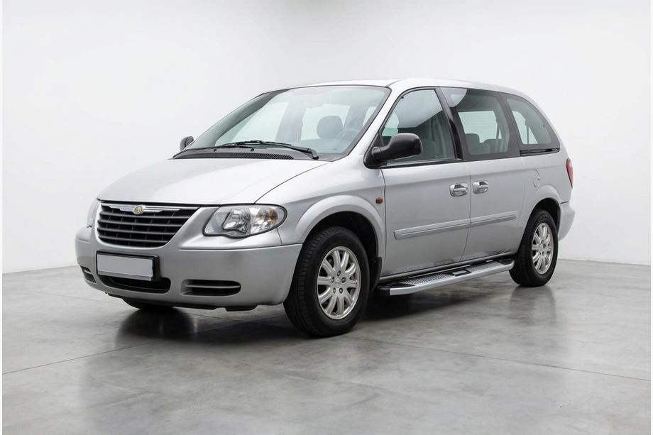 Chrysler Voyager 2001–2007 Mevsim Grey side steps (2 stuks, aluminium) Image