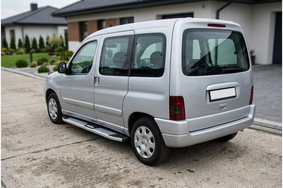 Citroen Berlingo 1996–2008 Mevsim Grey side steps (2 stuks, aluminium) Image