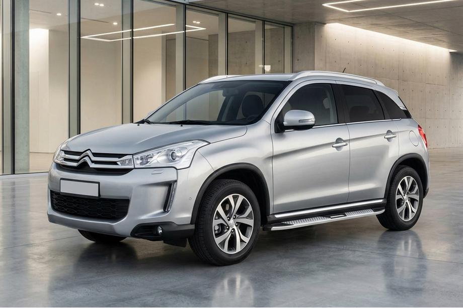 Citroen C-4 Aircross 2012–2017 Mevsim Grey side steps (2 stuks, aluminium) Image