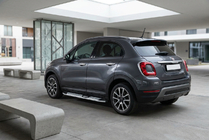 Fiat 500X 2014–2024 Mevsim Grey side steps (2 stuks, aluminium) foto 1