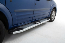 Ford Connect 2002–2006 Mevsim Grey side steps (2 stuks, aluminium) Maxi basis foto 1