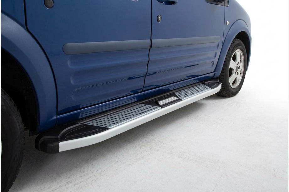 Ford Connect 2002–2006 Mevsim Grey side steps (2 stuks, aluminium) Maxi basis Image