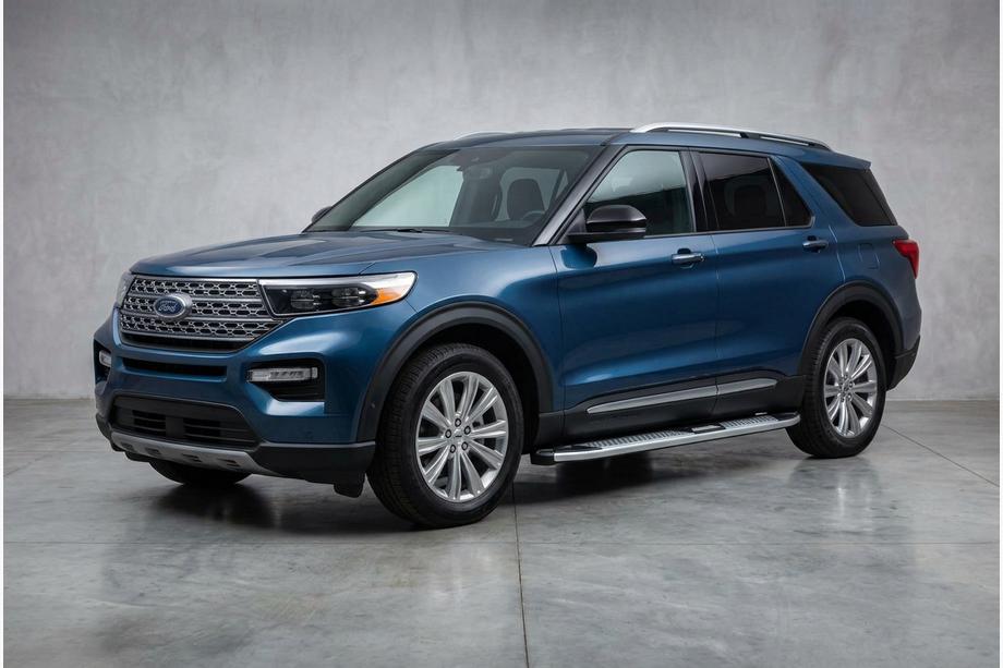 Ford Explorer 2019– Mevsim Grey side steps (2 stuks, aluminium) Image