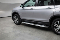 Honda Pilot 2015–2022 Mevsim Grey side steps (2 stuks, aluminium) foto 1