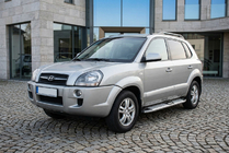 Hyundai Tucson JM 2004– Mevsim Grey side steps (2 stuks, aluminium) foto 1