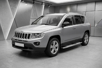 Jeep Compass 2006–2016 Mevsim Grey side steps (2 stuks, aluminium) foto 1