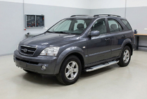 Kia Sorento I BL 2002–2009 Mevsim Grey side steps (2 stuks, aluminium) foto 1