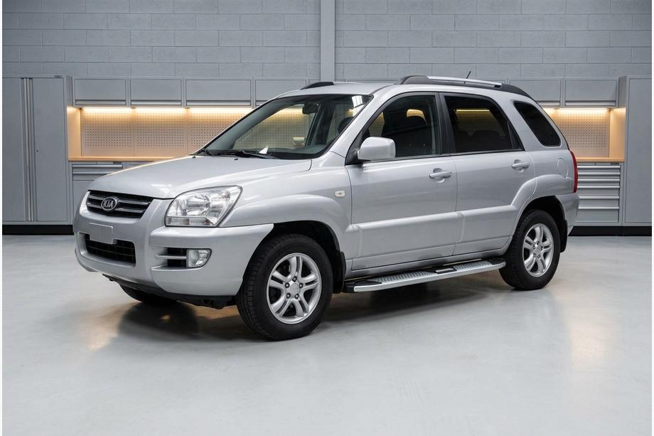Kia Sportage 2004–2010 Mevsim Grey side steps (2 stuks, aluminium) Image