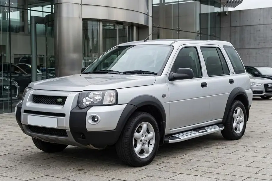 Land Rover Freelander I 1997–2006 Mevsim Grey side steps (2 stuks, aluminium) Image