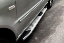 Mercedes ML W163 1997–2005 Mevsim Grey side steps (2 stuks, aluminium) foto 1