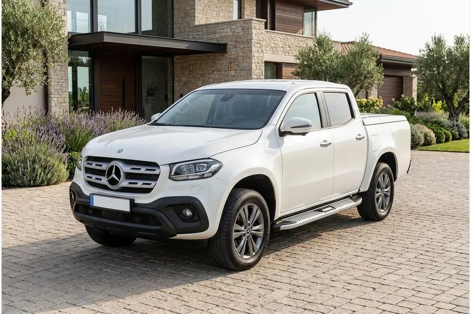 Mercedes X-klasse 2017–2020 Mevsim Grey side steps (2 stuks, aluminium) Image
