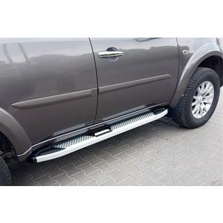 Mevsim Grey side steps (2 stuks, aluminium) Mitsubishi Pajero Sport 2008–2015 foto 2