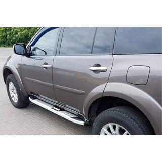 Mevsim Grey side steps (2 stuks, aluminium) Mitsubishi Pajero Sport 2008–2015 foto 3