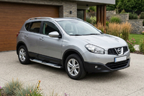 Nissan Qashqai 2010–2014 Mevsim Grey side steps (2 stuks, aluminium) Lange wielbasis foto 1