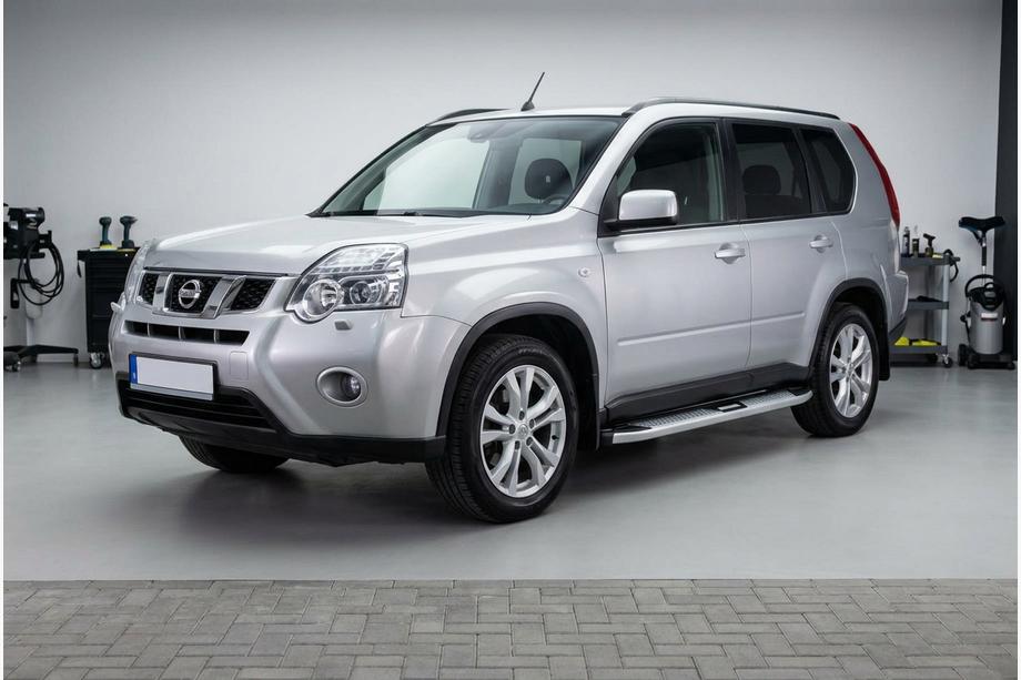 Nissan X-trail T31 2007–2014 Mevsim Grey side steps (2 stuks, aluminium) Image