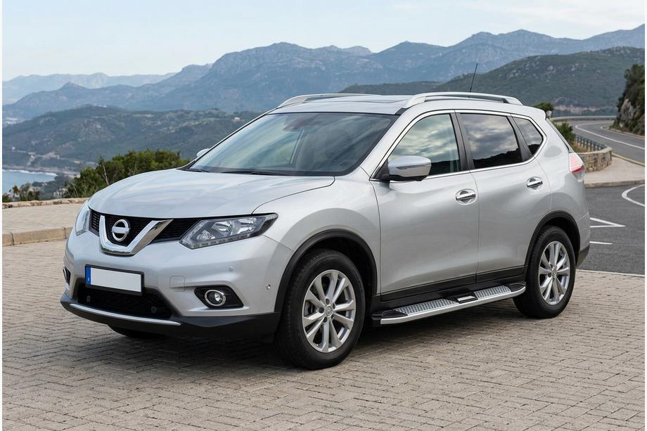Nissan X-trail T32/Rogue 2014–2021 Mevsim Grey side steps (2 stuks, aluminium) Image