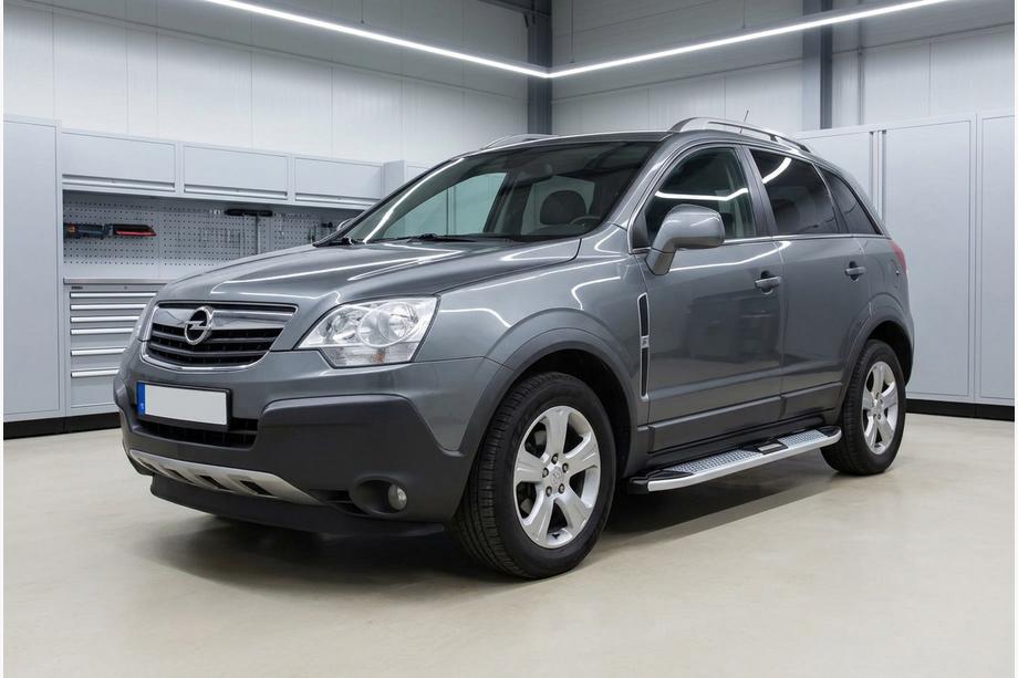 Opel Antara 2006–2017 Mevsim Grey side steps (2 stuks, aluminium) 2007-2015 Image