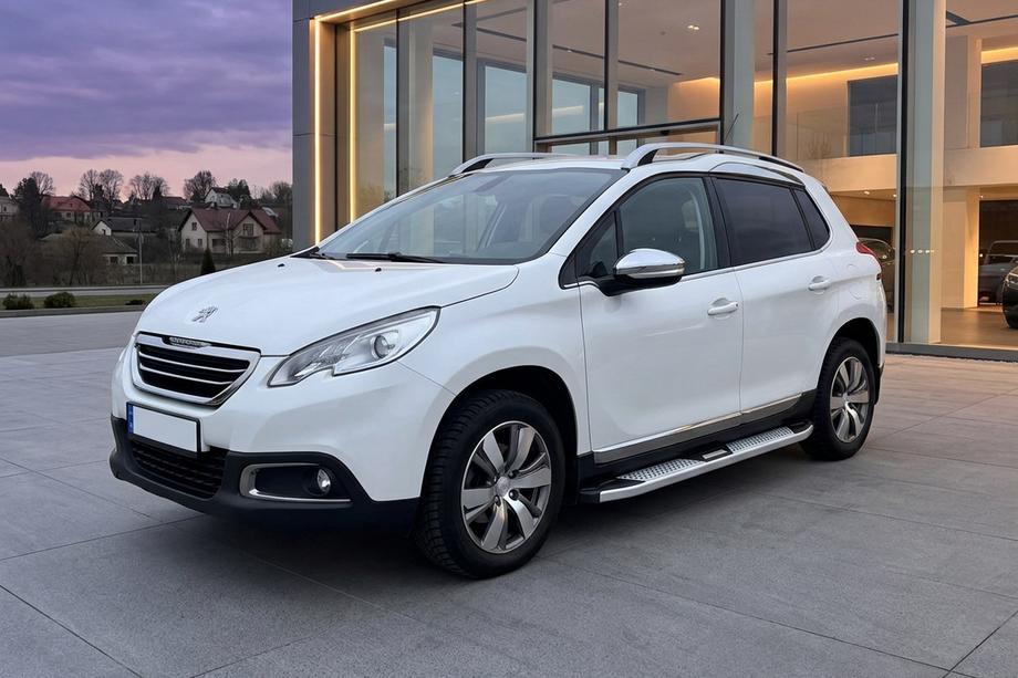 Peugeot 3008 2008–2016 Mevsim Grey side steps (2 stuks, aluminium) Image