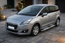 Peugeot 5008 2009–2016 Mevsim Grey side steps (2 stuks, aluminium) foto 1