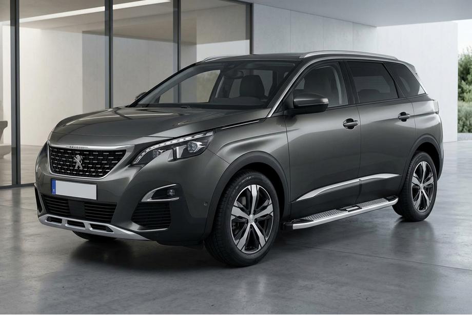 Peugeot 5008 2016–2023 Mevsim Grey side steps (2 stuks, aluminium) Image