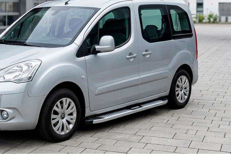 Peugeot Partner Tepee 2008–2018 Mevsim Grey side steps (2 stuks, aluminium) Foto 1