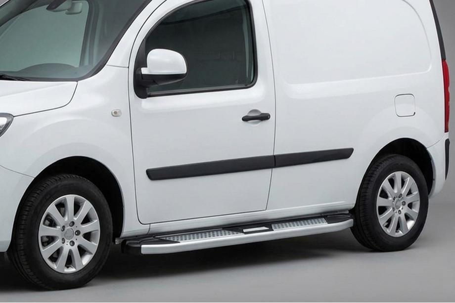 Renault Kangoo 2008–2020 Mevsim Grey side steps (2 stuks, aluminium) Image