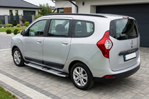 Renault Lodgy 2013–2022 Mevsim Grey side steps (2 stuks, aluminium) foto 1