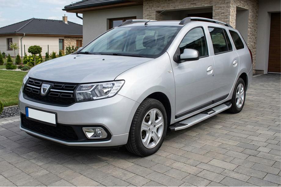 Renault Logan MCV 2013–2022 Mevsim Grey side steps (2 stuks, aluminium) Image