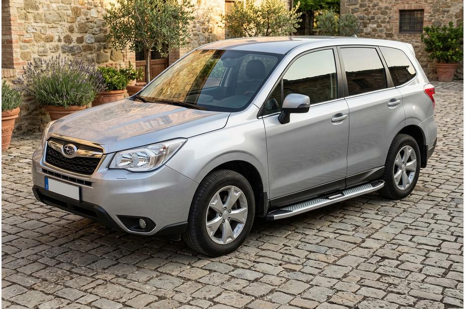Subaru Forester 2013–2018 Mevsim Grey side steps (2 stuks, aluminium) Image