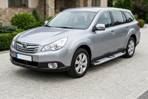 Subaru Outback 2009–2014 Mevsim Grey side steps (2 stuks, aluminium) foto 1
