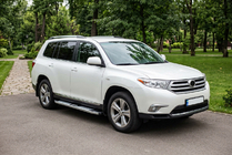 Toyota Highlander 2008–2013 Mevsim Grey side steps (2 stuks, aluminium) foto 1