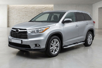 Toyota Highlander 2013–2019 Mevsim Grey side steps (2 stuks, aluminium) foto 1