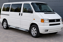 Volkswagen T4 Transporter 1990–2003 Mevsim Grey side steps (2 stuks, aluminium) foto 1