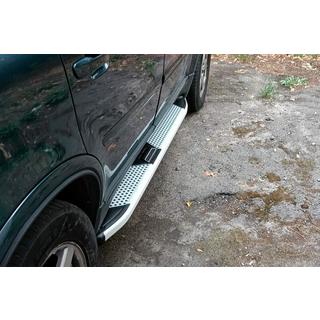 Mevsim Grey side steps (2 stuks, aluminium)
