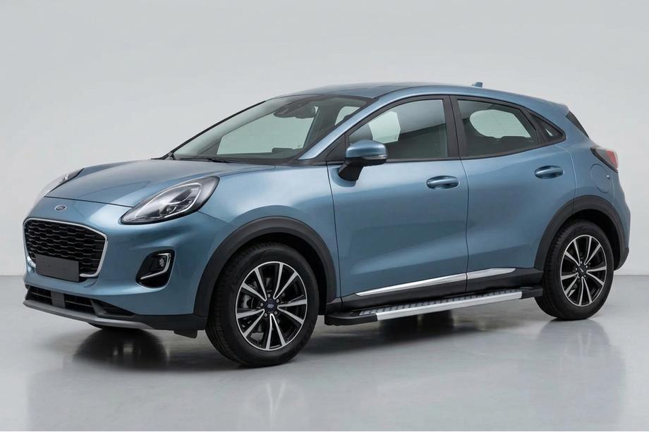 Ford Puma 2019– Zijdrempels Vision New Grey (set van 2, aluminium) Image