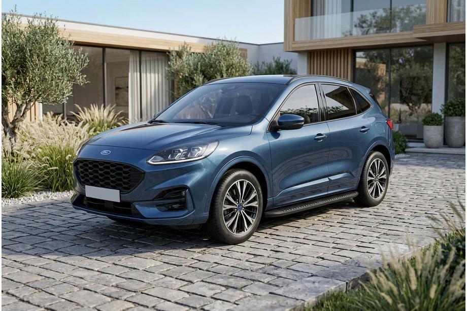 Ford Kuga/Escape 2019– Tayga Black zijtreden (set van 2, aluminium) Image