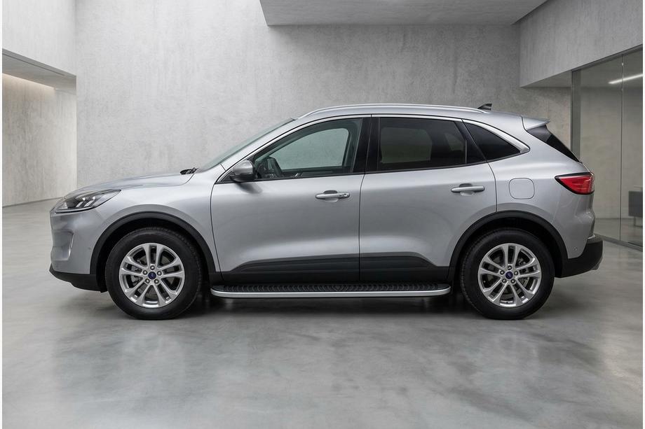 Ford Kuga/Escape 2019– Side steps Tayga Grey (2 stuks, aluminium) Image
